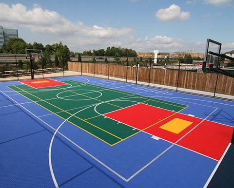 Inter Locking Modular Sports Flooring